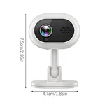 Indoor Plug-in Security Camera 2-WAY Audio & Motion Tracking Professional. Fixed Price $19.49.