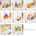 Value Bundle! Pack 3D Pop Up Card Birthday Best Wish Thank 5.7X4.2" 24H Ship. Fixed Price $29.41.