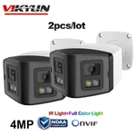 2PCS Vikylin Dual Lens Panorama 4MP Ir Full Color Ip Camera 2-WAY Audio Onvif Us. Fixed Price $139.65.