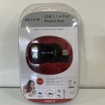 New Sealed Belkin F5U045 Usb 1.1 4-PORT Pocket Hub. Fixed Price $20.00.