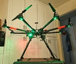 Dji S1000 Model With A2 Control System, Battery Trays And Case. Fixed Price $2700.00.