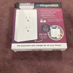Thingcharger Standard P3 International Wireless Multi Charger, Usb, White. Fixed Price $10.99.
