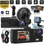 Car Dual Lens Dash Hd 1080P Front/rear/inside Video Recorder Camera G-sensor. Fixed Price $13.25.