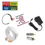 Evertech Security Camera Cctv Mic Set 25FT Video Power Cable. Fixed Price $19.97.