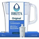 Brita Original Water Filter Pitcher 6-CUP With 1 New. Fixed Price $29.00.