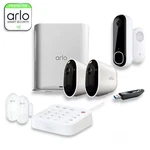 Arlo Pro 5S 2K Wire Free Home Security System VMC4260P-100NAS Doorbell And Chime. Fixed Price $799.99.