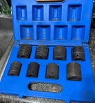 Grey Pneumatic, Wright, And Ozat 3/4" Drive Impact Socket Set 8 Pieces. Fixed Price $40.00.