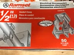Ramset - 12HSSS10L 1/2" (13 Mm) Conduit Clamp 100 Qty. Fixed Price $50.00.