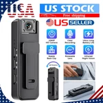 Hd Mini Police Body Camera 1080P Video Audio Recorder Pocket Night Vision. Fixed Price $14.99.