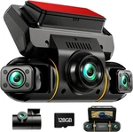 4 Channel 360 Front Rear Inside Dashcam, Fhd 1080P Car Dvr Camera 128G. Fixed Price $104.49.