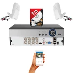 Evertech 8 Channel Security Dvr 2X Night Vision Camera Cable Adapter Sign 1TB Hd. Fixed Price $299.99.