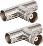 10PK Belkin Coaxial Adapter Bnc Female Double Connectors VB-1909. Fixed Price $14.00.