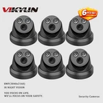 6PCS Set Vikylin 8MP 4K Ir Light Turret Ip Camera Mic Black&white Night Vision. Fixed Price $362.81.