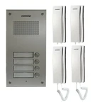 Commax Audio Intercom Kit. Buttons Panel, 4X PHONE,1X Power Adapter. Fixed Price $269.00.