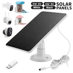 Solar Panel For Security Camera Micro & Usb-c Port Adjustable. Fixed Price $19.69.