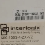 Interlogix 600-1053-4-ZX-VZ Alarm.com Concord Cdma Module V4 Verizon. Fixed Price $75.00.