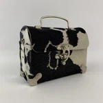 Y2K 90S Trunk Purse Animal Cow Print Mini Small Box Bag Vintage. Fixed Price $41.99.