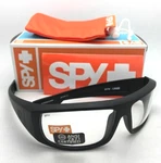 New Spy Optic Safety Glasses Logan Matte Black Frames W/ Clear Ansi Z87.1 Lenses. Fixed Price $119.99.