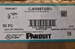 Panduit CJ6X88TGBU CAT6A 10 Gig Mini-com Jack, Blue (listing For Box Of 50). Fixed Price $479.00.