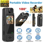 Portable 1080P Hd Camcorder Mini Police Body Camera 180 Video Dvr Ir Night. Fixed Price $12.85.