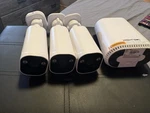 Night Owl Wi-fi Security Hub 3 Wire-free 2K Deterrence Cameras 64GB Storage. Fixed Price $90.00.