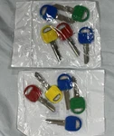 Ilco Gm Uncut Key Color Collection B51-PC 10 Blanks Nos. Fixed Price $19.99.