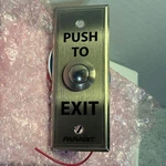 ** New Parabit Xbtn-n-m Narrow Plate Push Exit Button. Fixed Price $25.00.