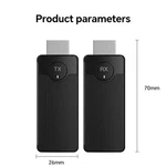 Lemorele Q50 Wireless Hdmi Video Transmitter And Receiver Extender Kit Display. Fixed Price $94.30.