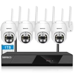 Sansco Wireless Cctv Security System Kit 3MP Wifi Ptz Audio Camera With 1TB. Fixed Price $139.99.