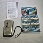 Olympus Pearlcorder J300 Voice Activated Handheld Microcassette Recorder Tested. Fixed Price $49.99.