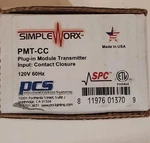 Pcs Simpleworx Pmt-cc Plug-in Module Transmitter, Input: Contact Closure, 120V. Fixed Price $59.99.