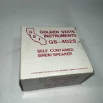 Gsi GS-402S Self-contained Siren/speaker. Fixed Price $14.95.