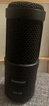 Aokeo AK-60 Microphone Audio Black 5.25" Tall Good Shape *untested* Condenser. Fixed Price $12.95.