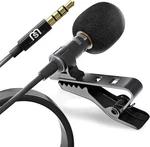 Lavalier Microphone Clip-on Lapel Wired Mini For Iphone Android Recording. Fixed Price $9.99.