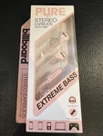 Pure Deluxe Stereo Ear Buds W/ Microphone Noise Isolation & Extra Bass Pink. Fixed Price $5.76.