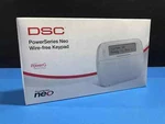 Dsc Powerseries Neo Full Message 2-WAY Wire-free Keypad HS2LCDWFPV4 Nos. Fixed Price $99.00.