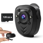Mini Body Camera Video Recorder Built-in 128GB Memory Card With Night Vision .... Fixed Price $69.31.