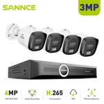 Sannce 8CH 6MP Nvr 3MP Home Poe Ip Security Camera System Audio Recording Cctv. Fixed Price $129.99.