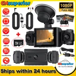 3 Lens Dash Full Hd 1080P Dvr Car Front/rear Video Recorder Camera G-sensor. Fixed Price $45.59.