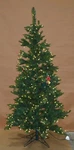 New Vickerman 6.5' Slim Pre-lit Durango Spruce Christmas Tree A154066LED. Fixed Price $168.00.