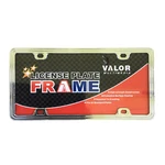 Valor Chrome License Plate Frame Metal High Strength Construction Standard. Fixed Price $19.97.