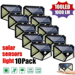 Solar Power 100 Leds Light Pir Motion Sensor Outdoor Security Lamp Wall Garden. Fixed Price $11.25.