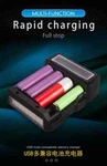 Removable Battery Power Bank 18650 Charger With Flashlight And Cell Phone Holder. Fixed Price $32.99.