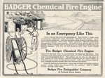 Magazine - 1912 Badger Chemical Fire Engine Boston, (#2). Fixed Price $10.00.