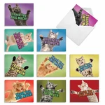The Best Card Company 10 Assorted Blank Thank You Notes Bulk Box Set 4 5.12.... Fixed Price $22.67.