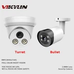 Vikylin 8MP Full Color Security Camera 24*7 Night Vision Turret Bullet Poe. Fixed Price $65.55.