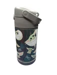 Thermos 12OZ Funtainer Stainless Water Bottle W/ Bail Handle Gray Baby Yoda A203. Fixed Price $13.98.