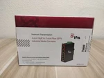 Interlogix (MC350-4T-2S) 4-PORT Gige To 2-PORT Fiber Industrial Media Converter. Fixed Price $177.99.
