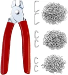 300 Pcs Hog Rings With Straight Pliers Kit 3/4" 1/2" 3/8 "galvanized. Fixed Price $20.39.