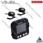 Dual Motorbike Camera Motorcycle Twin Dash Car Truck Waterproof Hardwired Kit. Fixed Price $92.35.